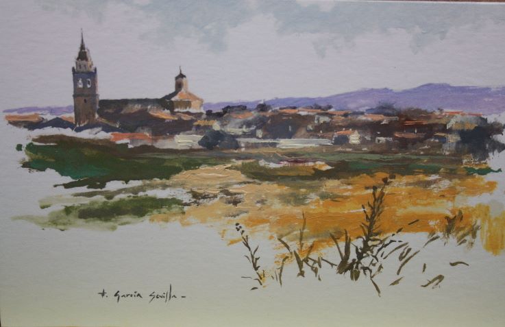 CasasIbañez - Óleo sobre papel basik pegado a tabla - 9x15