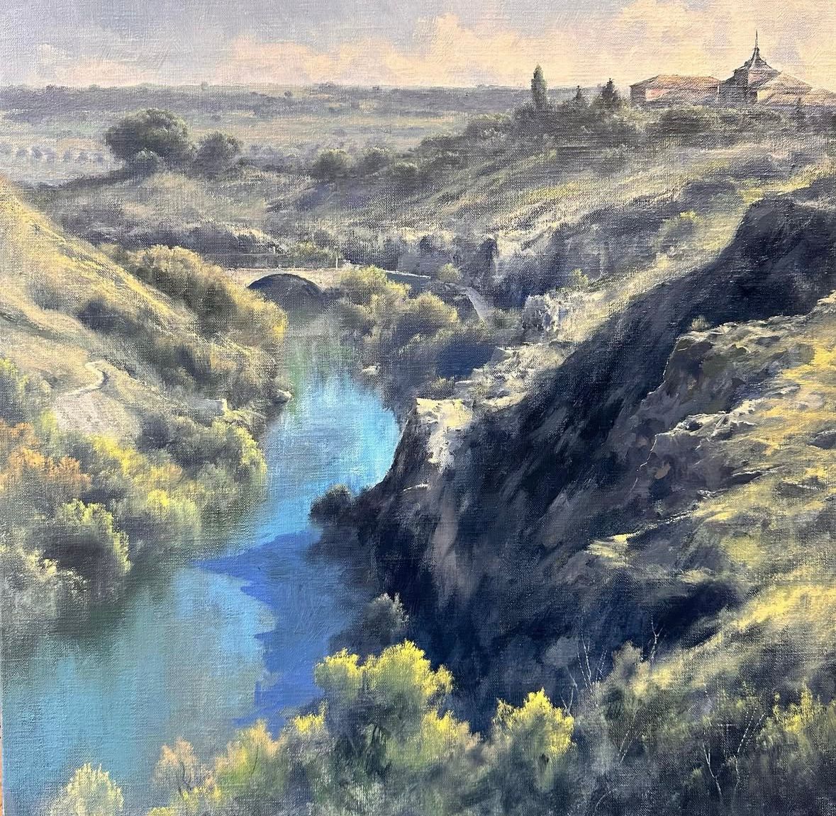 “ALREDEDORES DE TOLEDO” Oleo/lienzo 50x50 cm.