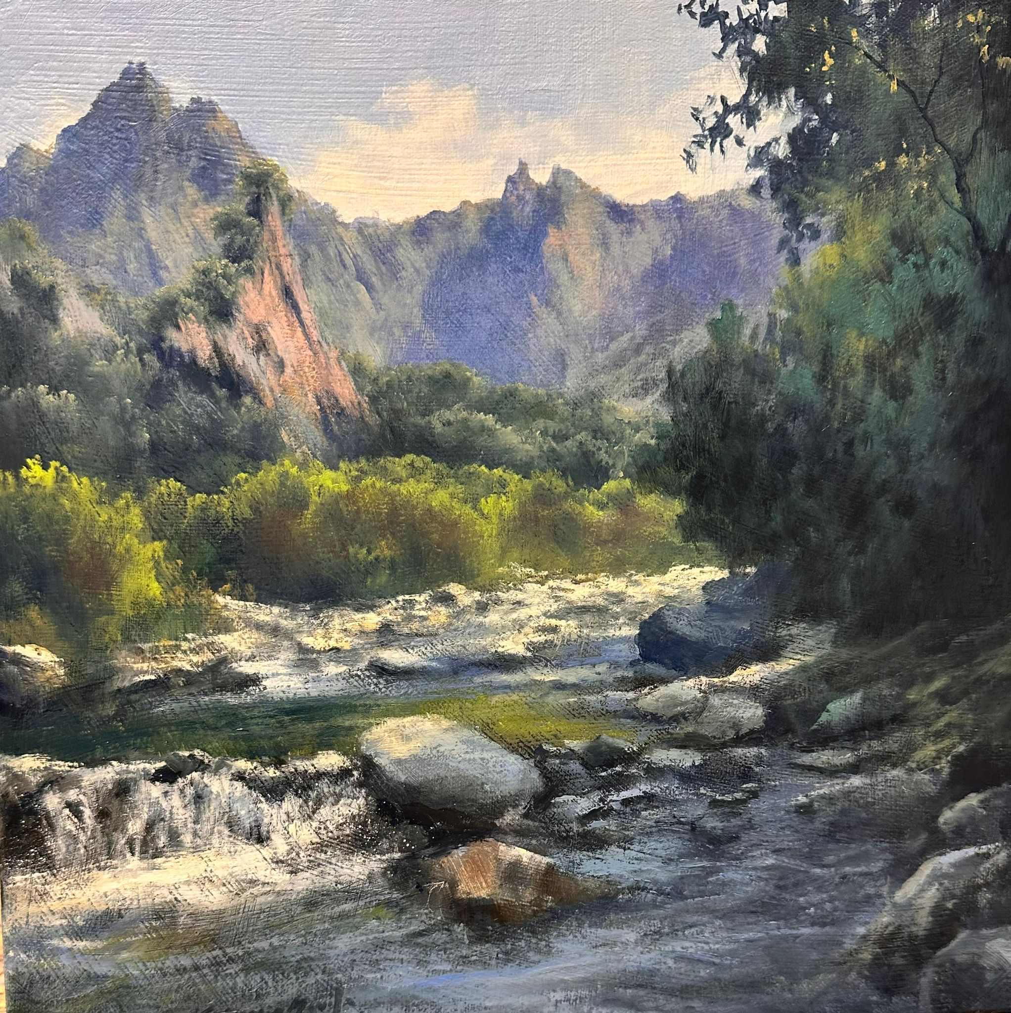 “CALDERA DE TABURIENTE” Oleo/lienzo 30x30 cm.