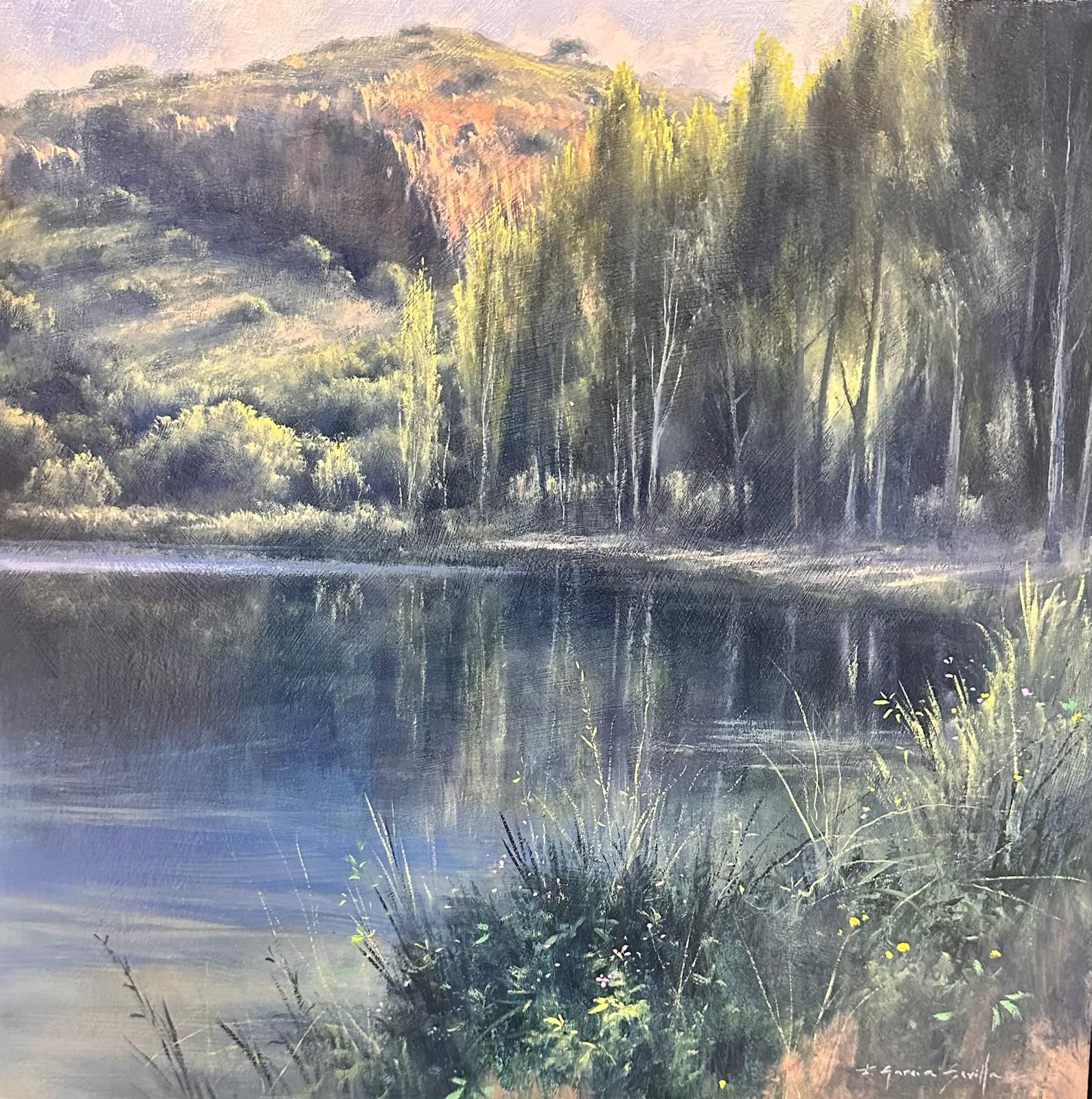 “LA SALVADORA” Oleo/madera tratada 40x40 cm.