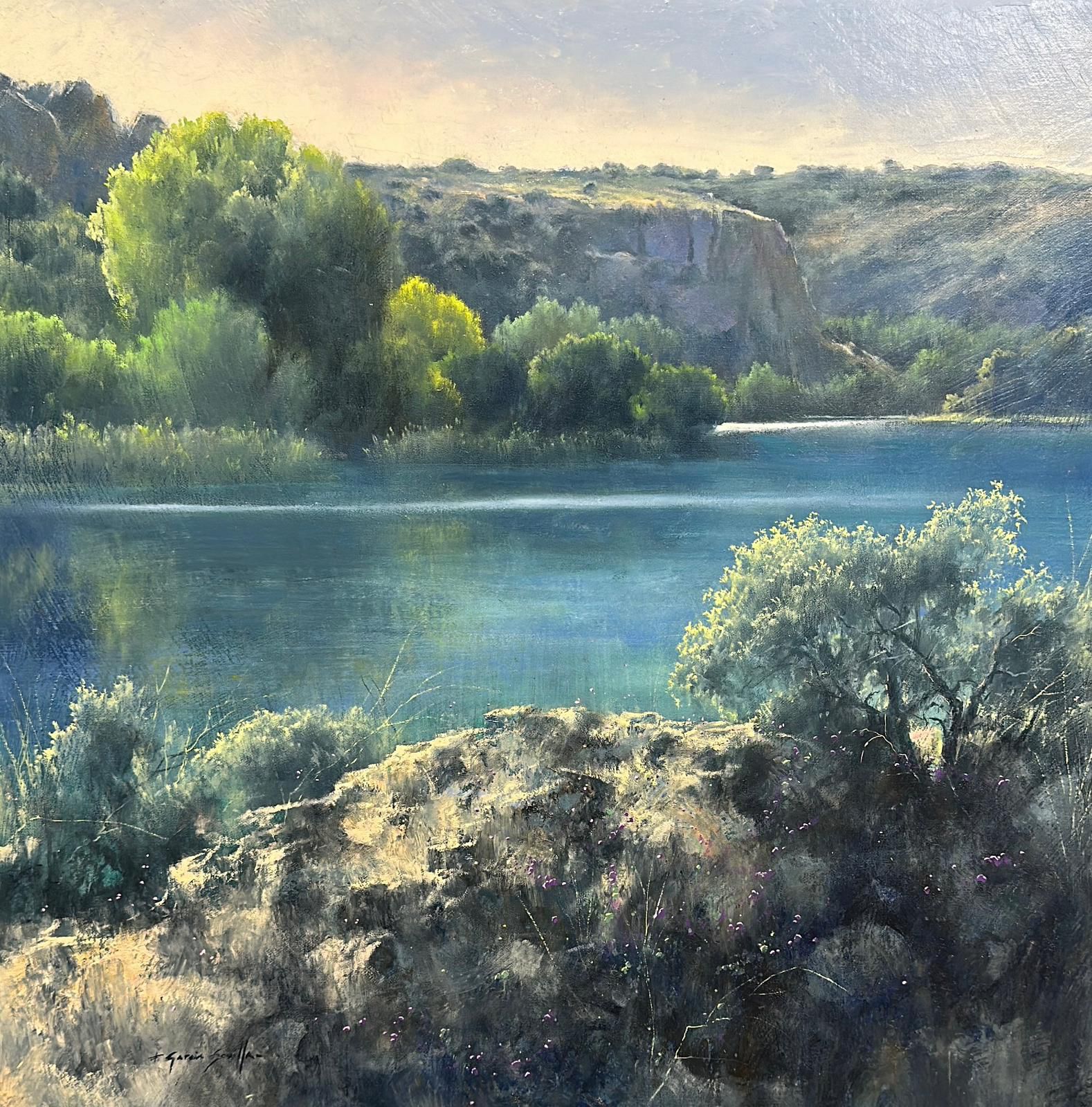 “LAGUNA DE SAN PEDRO” Oleo/lienzo 50x50 cm.