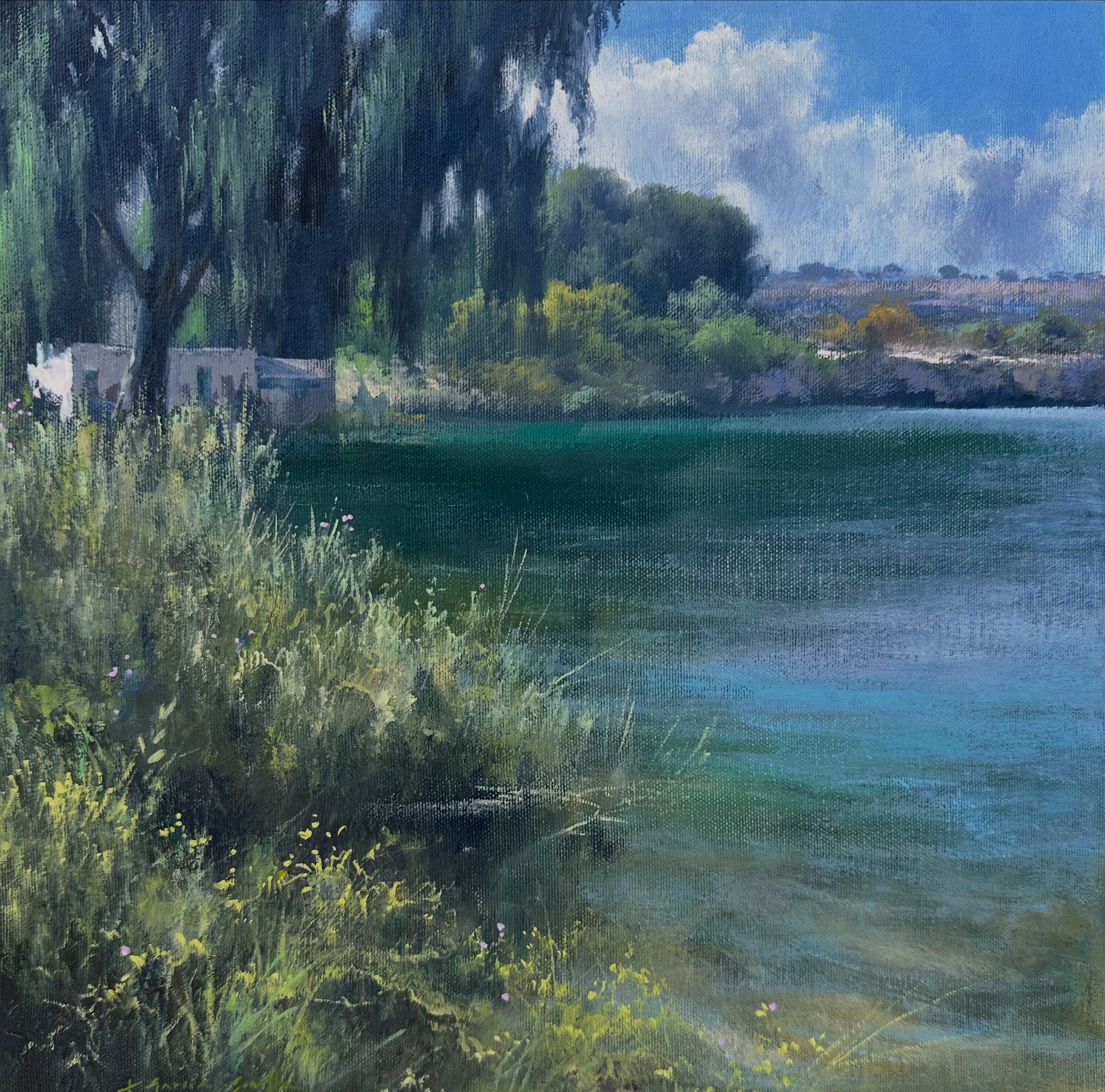 “RUIDERA PRIMAVERAL” Oleo/lienzo 30x30 cm